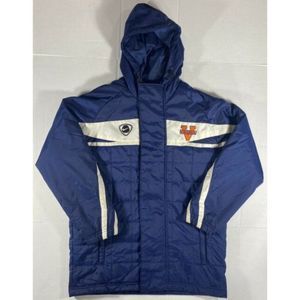 Vintage Nike UVA Virginia Cavaliers Winter Jacket Hooded Blue Small 90s AB29